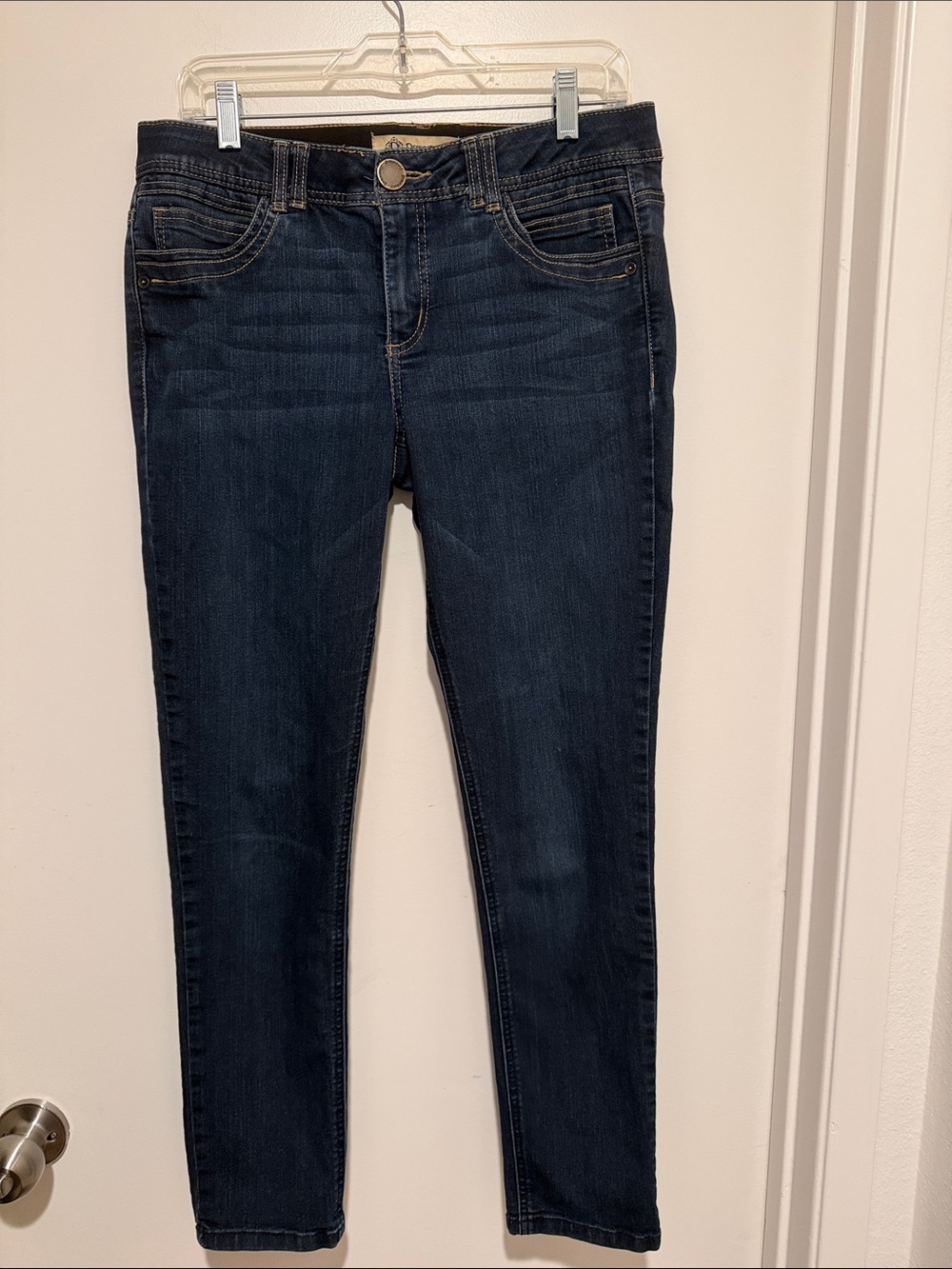 Democracy Ab Technology Dark Indigo Skinny Jeans sz 8